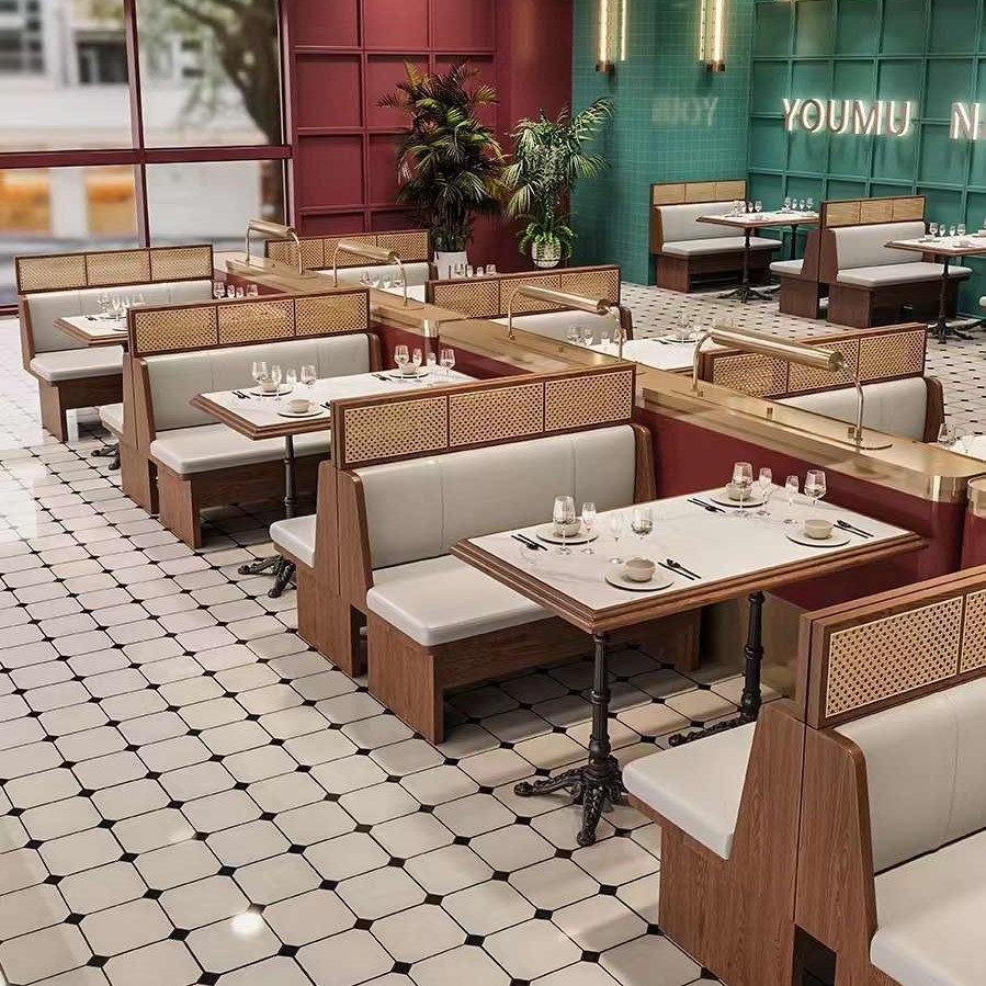 西餐廳沙發(fā)桌椅